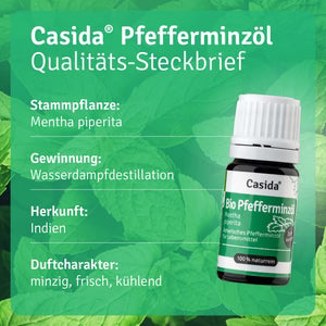 Bio Pfefferminzöl zum Verzehr innerlich (5ml)