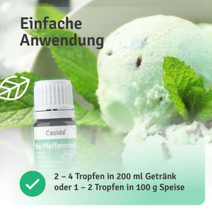 Bio Pfefferminzöl zum Verzehr innerlich (5ml)