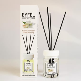 Eyfel Weiße Lilie Raumduft Reed Diffuser