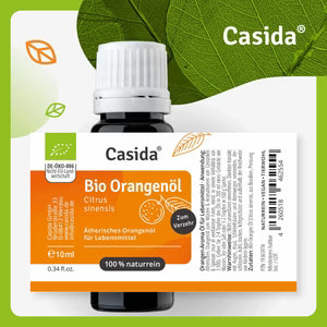 Bio Orangenöl zum Verzehr innerlich