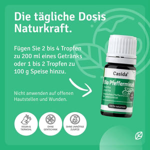 Bio Pfefferminzöl zum Verzehr innerlich (5ml)
