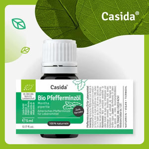 Bio Pfefferminzöl zum Verzehr innerlich (5ml)