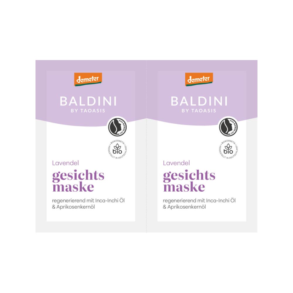Gesichtsmaske Lavendel Baldini