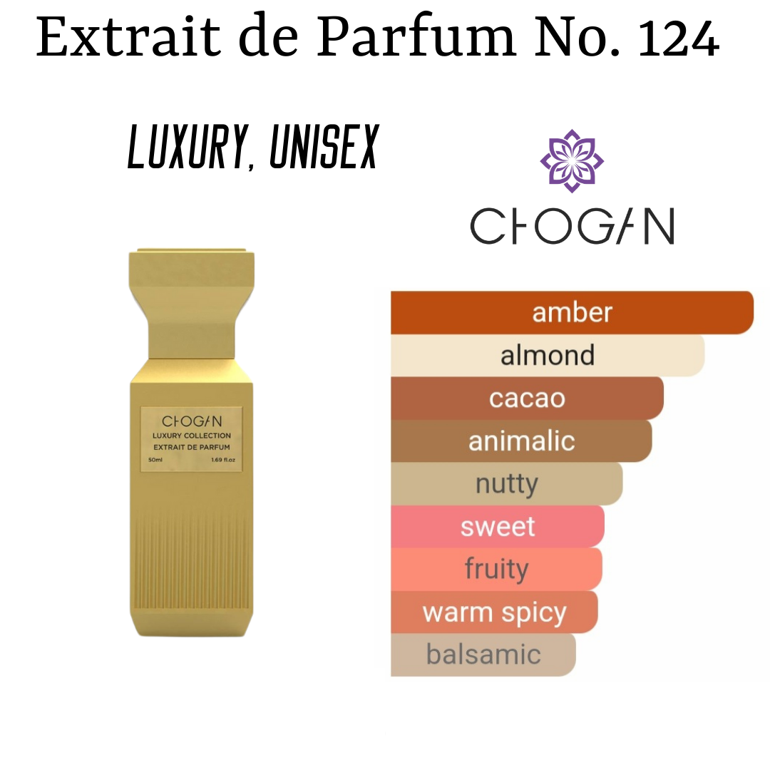 Luxury Unisexparfüm Nr. 124 mit 30% Essenz