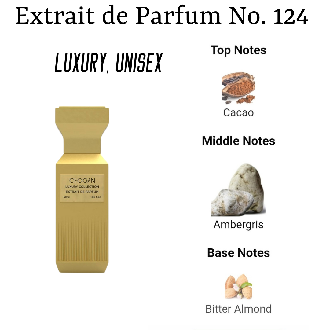 Luxury Unisexparfüm Nr. 124 mit 30% Essenz