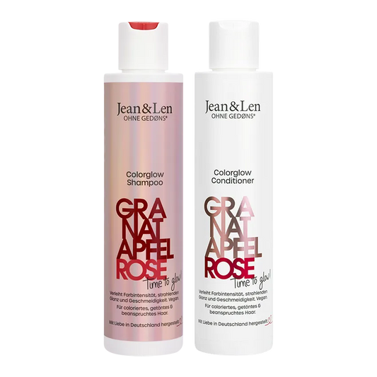 Haarpflegeset für Farbglanz Granatapfel/Rose Jean&Len