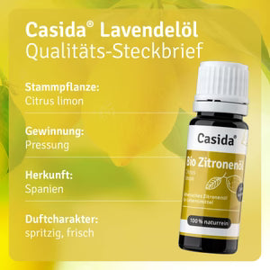 Bio Zitronenöl zum Verzehr innerlich (10ml)