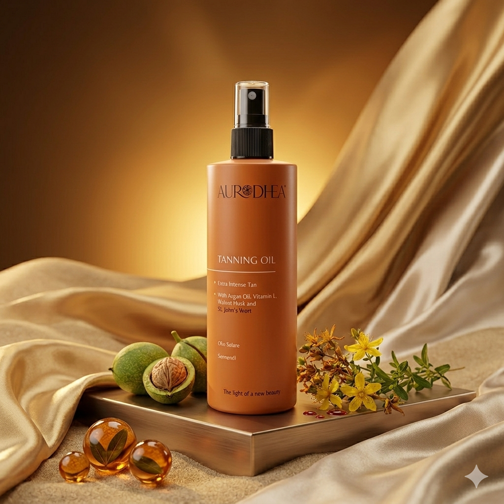 Sonnenöl mit grüner Walnussschale und Johanniskraut - 150 ml