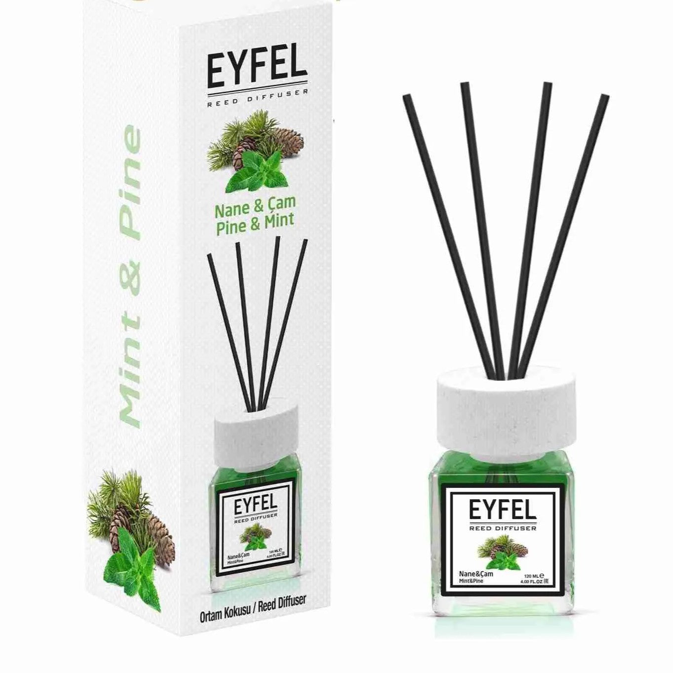 Eyfel Kiefer&Minze Raumduft Reed Diffuser