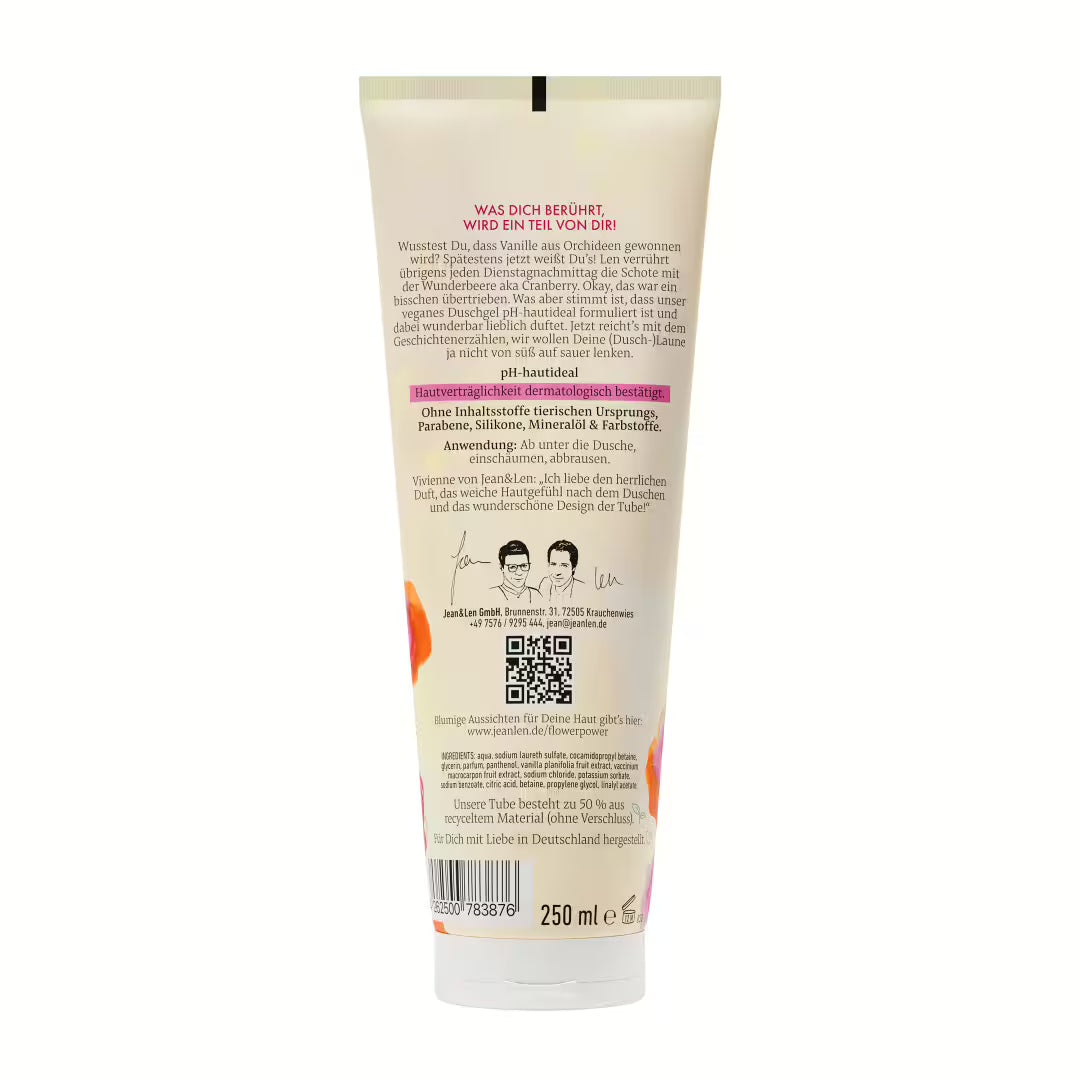 Duschgel Cranberry/Vanille Jean&Len 250ml