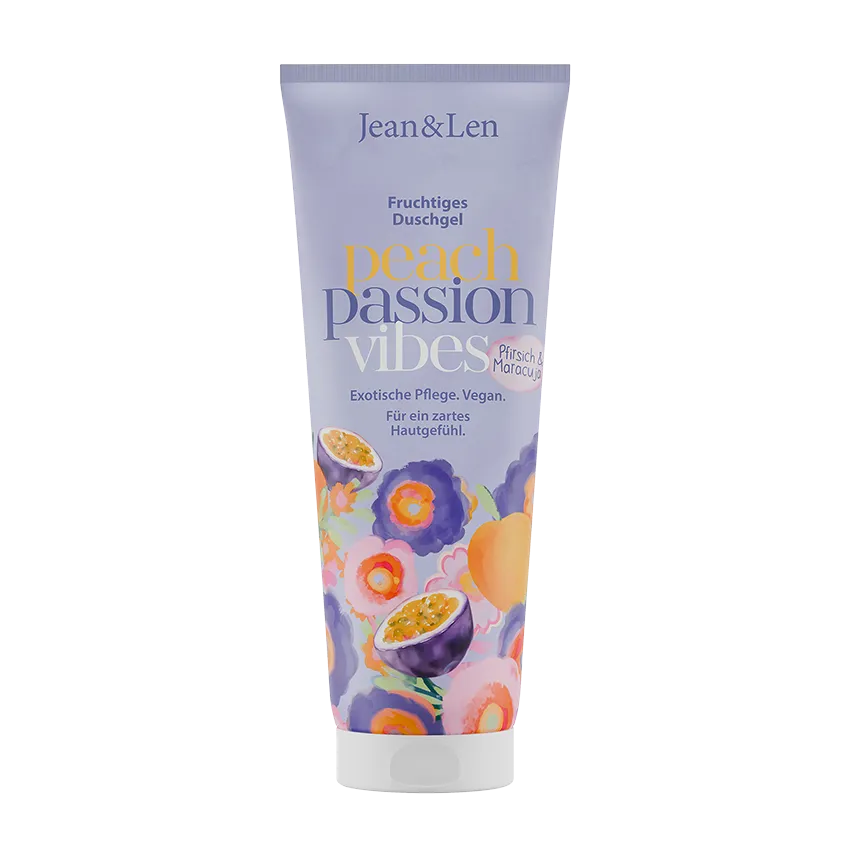 Duschgel Pfirsich/Maracuja Jean&Len 250ml