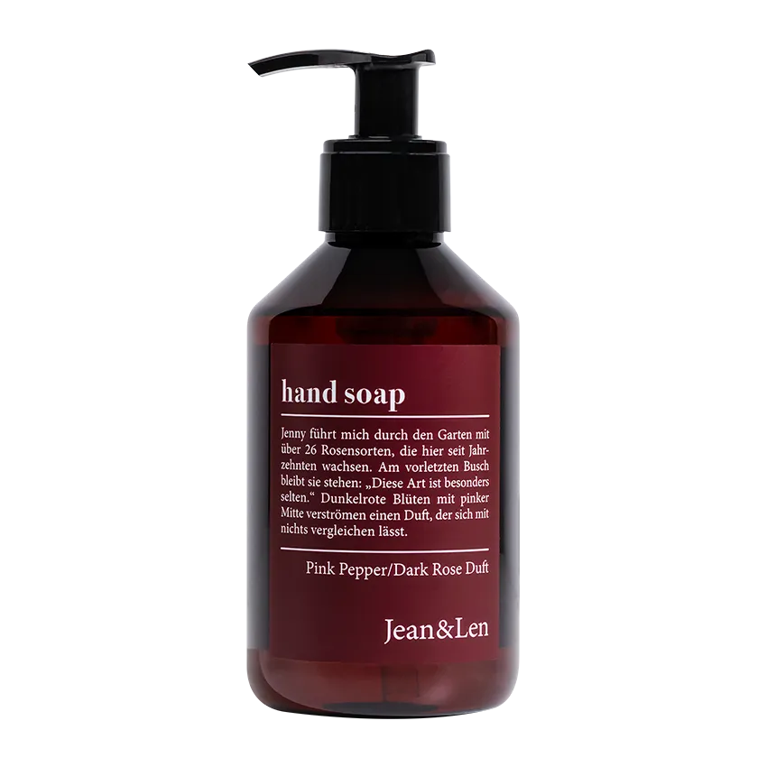 Handseife Pink Pepper/Dark Rose Jean&Len - 250ml