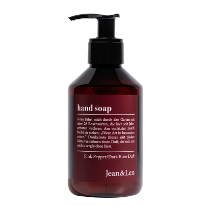 Handseife Pink Pepper/Dark Rose Jean&Len - 250ml
