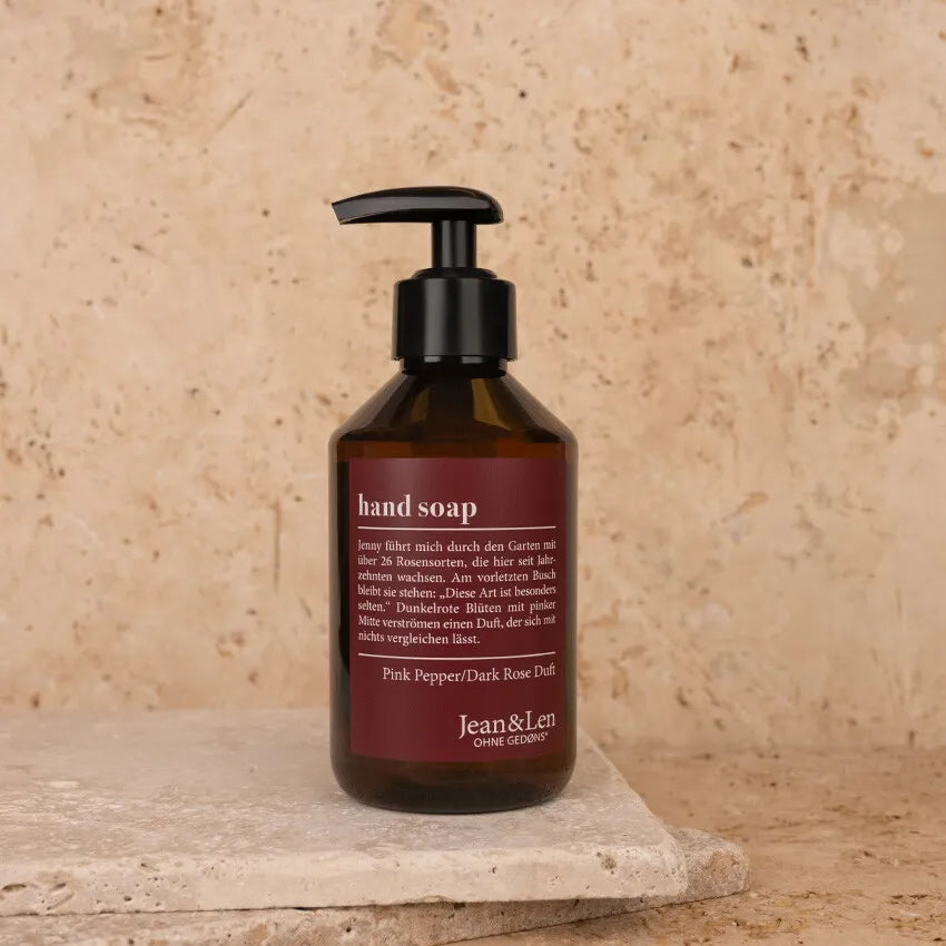Handseife Pink Pepper/Dark Rose Jean&Len - 250ml