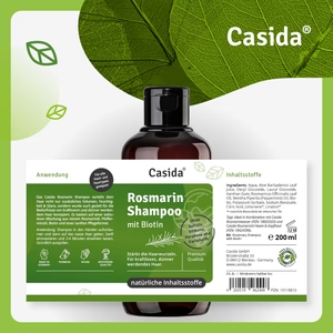 Rosmarin Shampoo mit Biotin von Casida