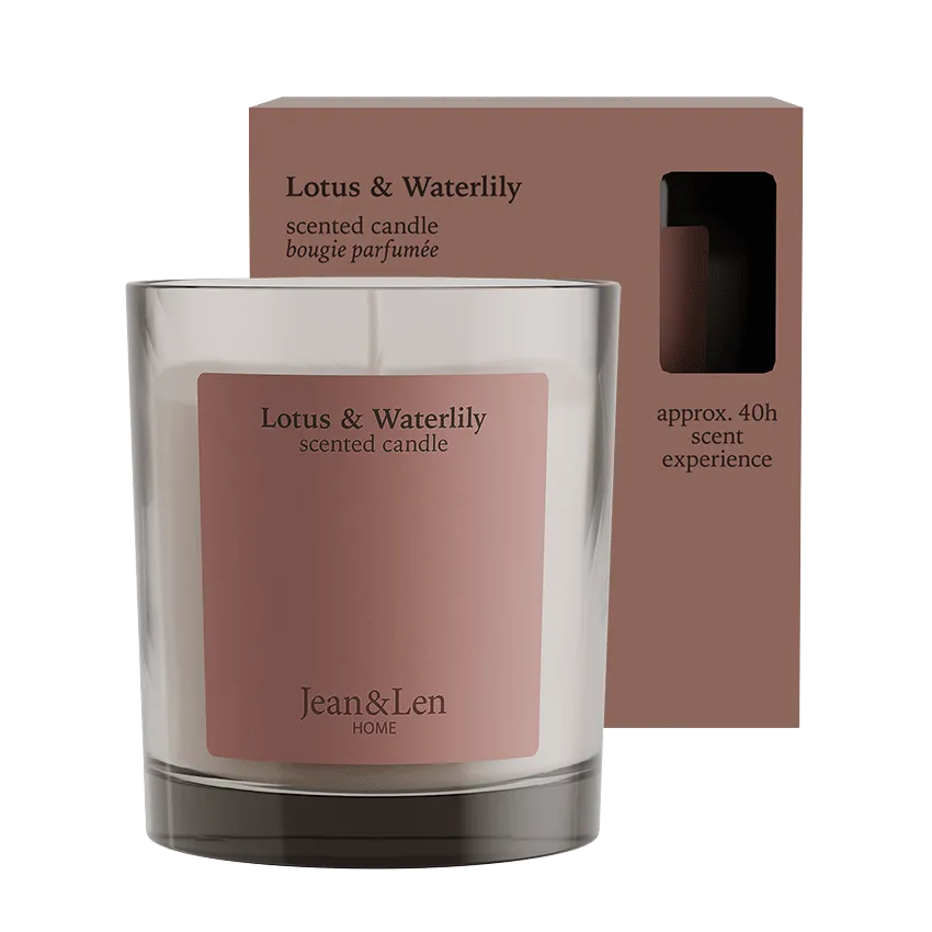 Duftkerze Lotus und Wasserlilie - Jean&Len - 195g