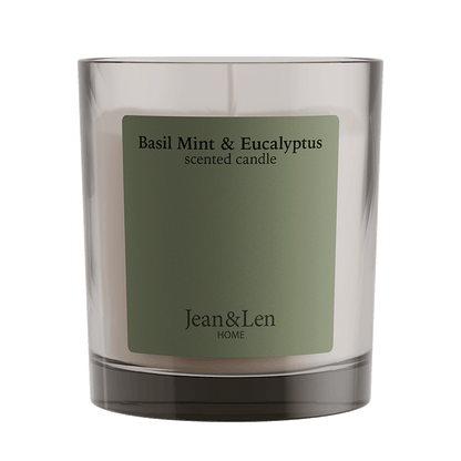 Duftkerze Eukalyptus mit Basilikum und Minze - Jean&Len - 195g