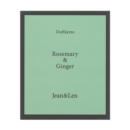 Duftkerze Premium Rosemary/Ginger