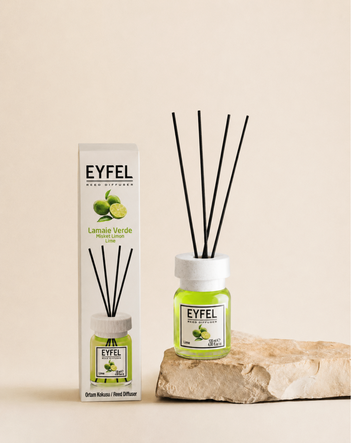 Eyfel Lime Raumduft Reed Diffuser